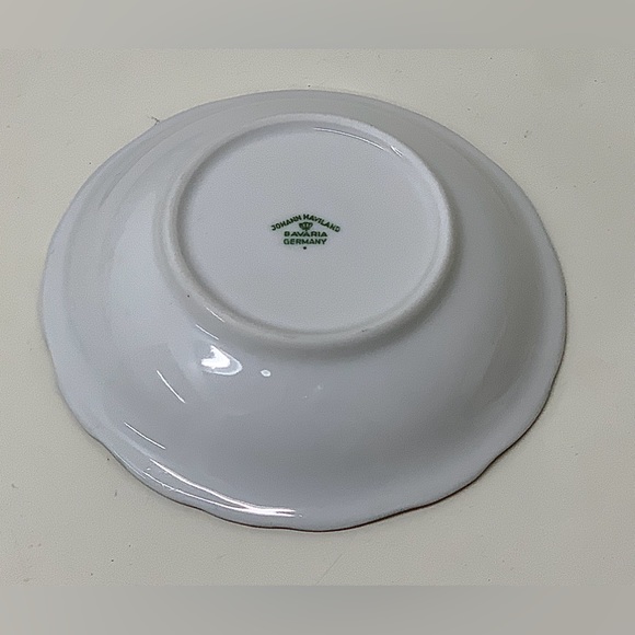 Vintage Discontinued Johann Haviland Blue Garland Dessert Fruit Sauce Bowl - Picture 3 of 14